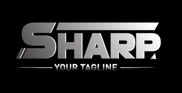Download Free Sharp Logo Premium Vector Use our free logo maker to create a logo and build your brand. Put your logo on business cards, promotional products, or your website for brand visibility.