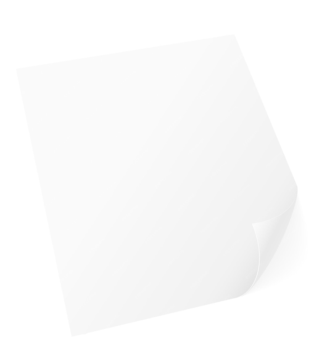 Premium Vector | Sheet of paper with folded corners on white