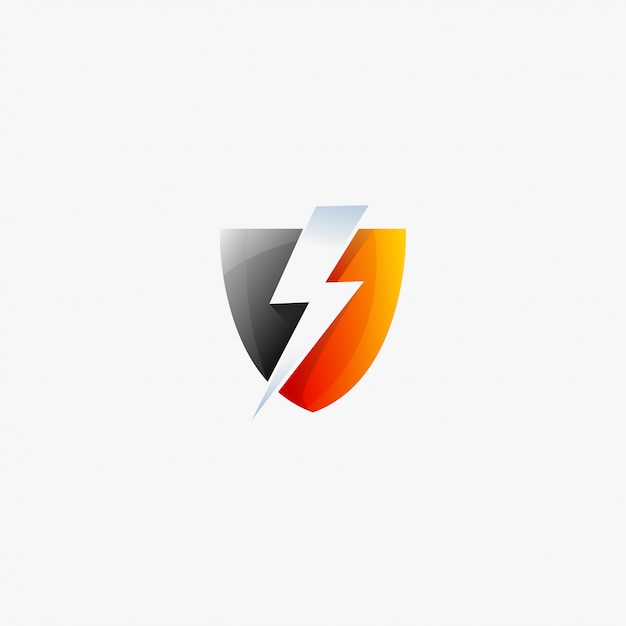 Download Free Shield Thunderbolt Symbol Logo Design Template Energy Power Use our free logo maker to create a logo and build your brand. Put your logo on business cards, promotional products, or your website for brand visibility.