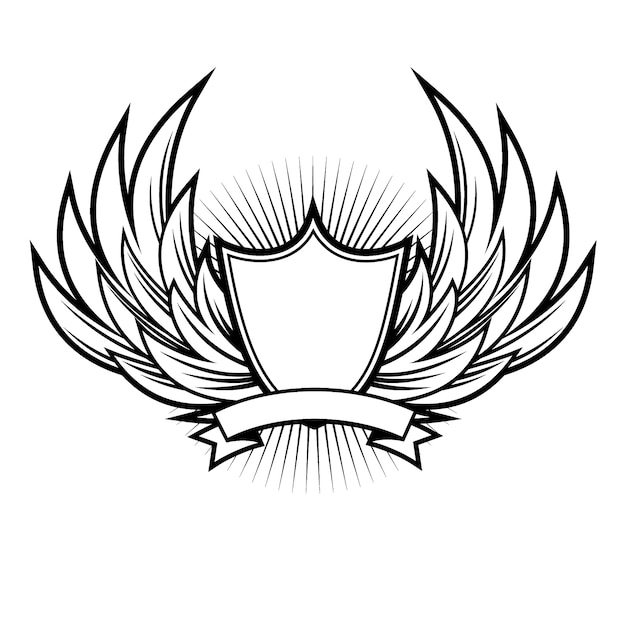 Download Free Shield And Wing Royal Emblem Premium Vector Use our free logo maker to create a logo and build your brand. Put your logo on business cards, promotional products, or your website for brand visibility.