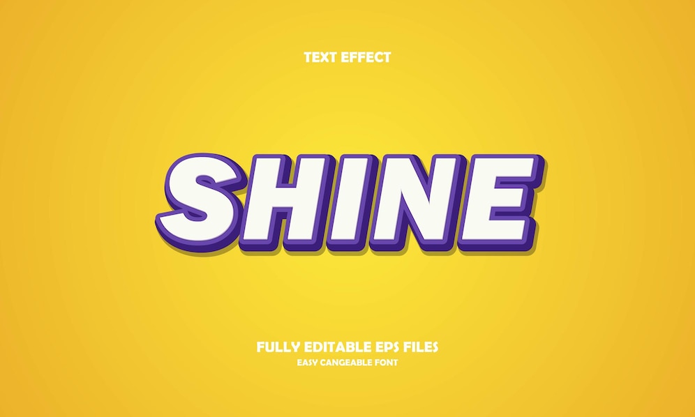 premium-vector-shine-text-effect-design-template