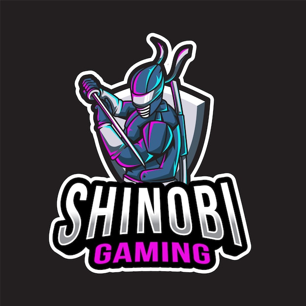 Download Free Shinobi Gaming Logo Template Premium Vector Use our free logo maker to create a logo and build your brand. Put your logo on business cards, promotional products, or your website for brand visibility.