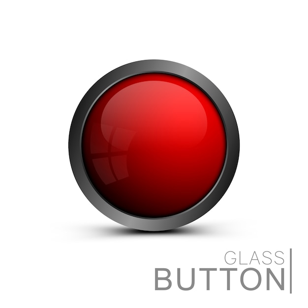 Download Free Shiny Red Button For Web Design Empty Glass Button Of The Round Form For Icons Element For Ui Design Apps And Games Premium Vector Use our free logo maker to create a logo and build your brand. Put your logo on business cards, promotional products, or your website for brand visibility.