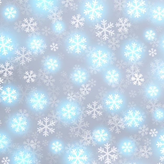 Shiny snowflakes background