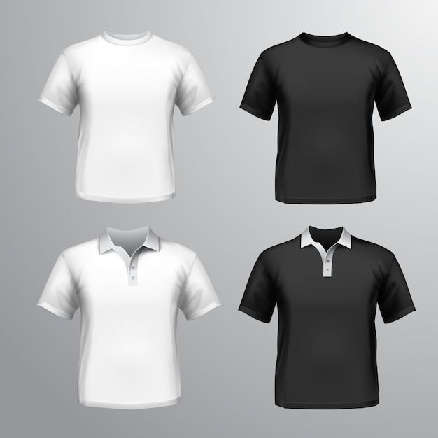 Download Shirt mock up collection Vector | Premium Download
