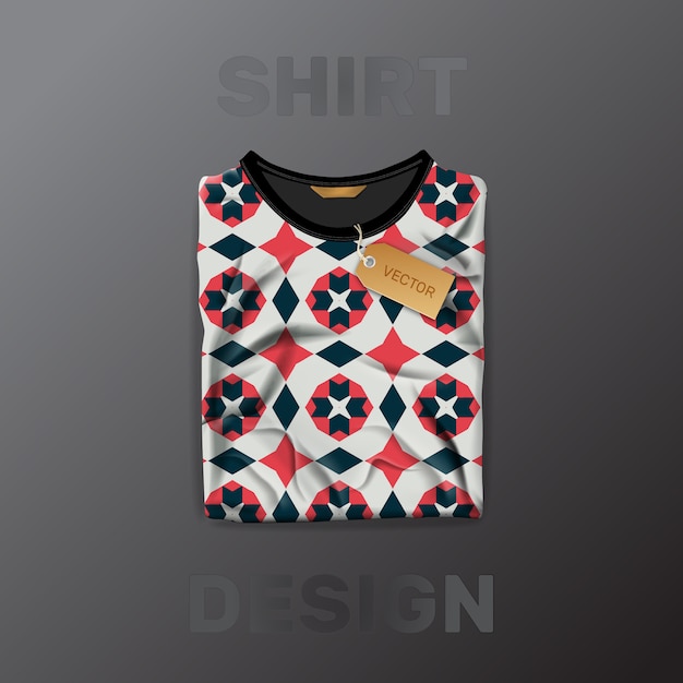 Download Shirt pattern template | Premium Vector