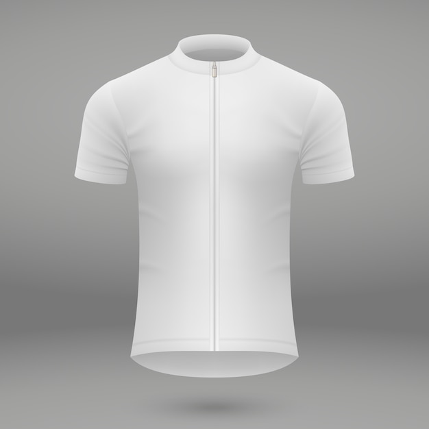 Shirt template for cycling jersey Vector | Premium Download