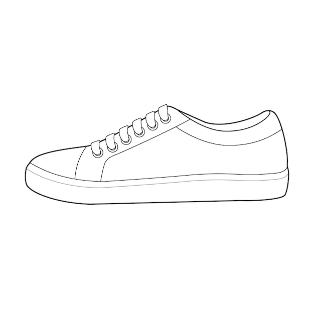Shoes vector design illustration template | Premium Vector