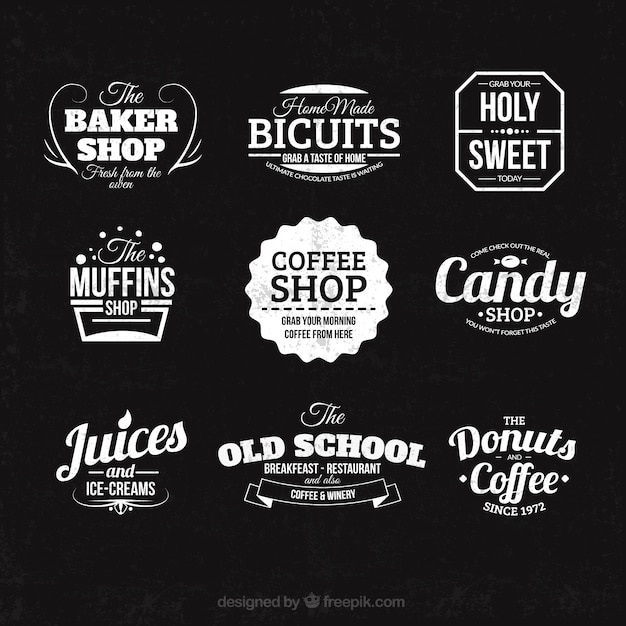 Download Free Vector | Shop badges