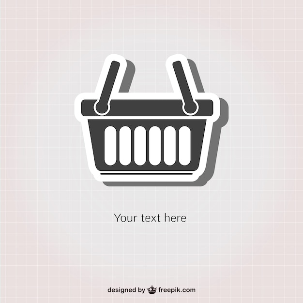 Download Free Download This Free Vector Shopping Basket Sticker Icon Use our free logo maker to create a logo and build your brand. Put your logo on business cards, promotional products, or your website for brand visibility.