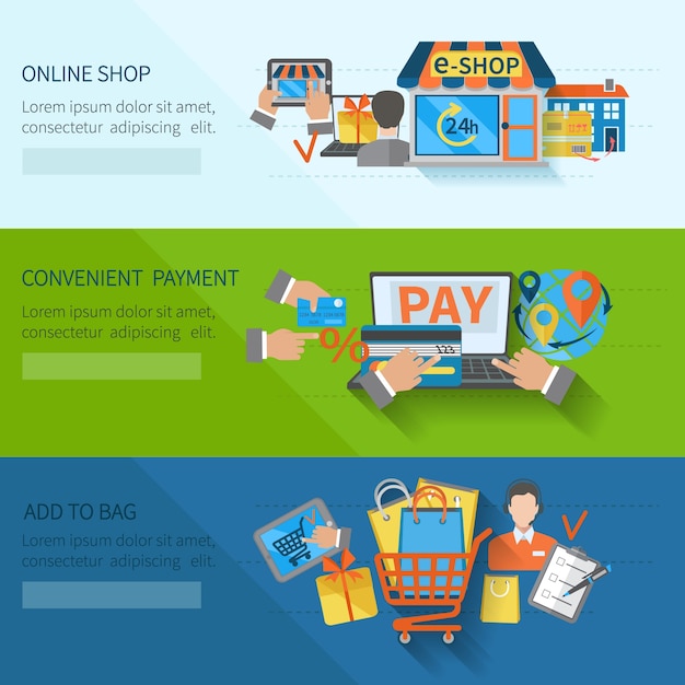 Shopping E-commerce Banners