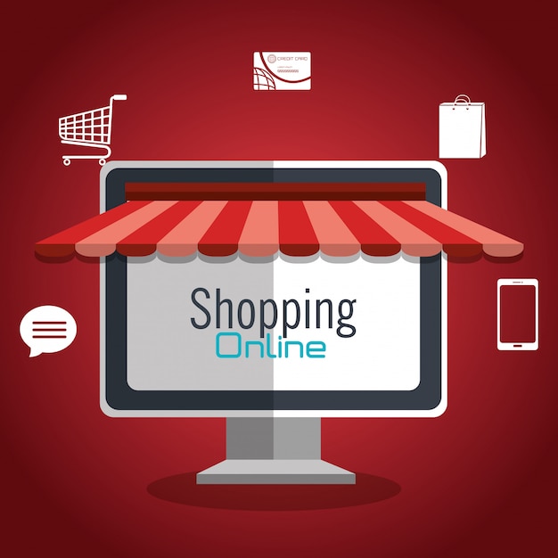 Download Shopping online | Free Vector