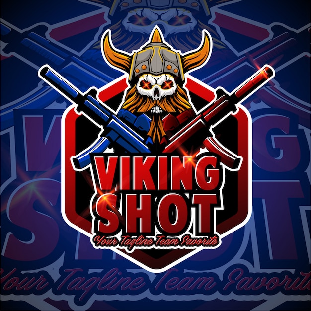 Shot Gaming E Sports Logo Badge Premium Vector