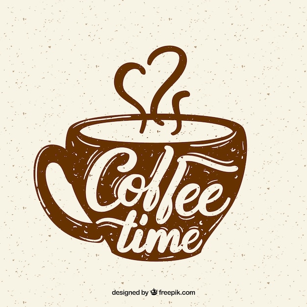 Download Silhouette of a cup of coffee | Free Vector