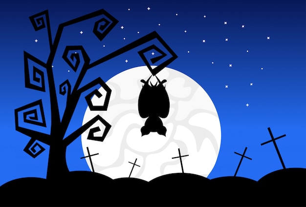Download Silhouette monsters in moonlight scary shadows happy ...