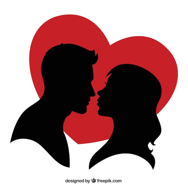 Download Couple Silhouette Vectors, Photos and PSD files | Free ...