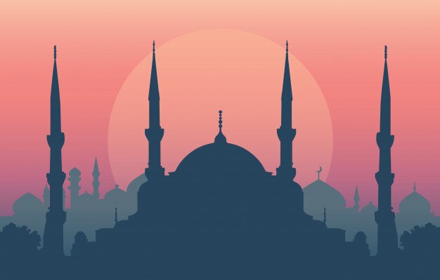 islami siluet vector