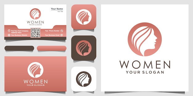 Download Free Silhouette Woman Logo And Business Card Head Face Logo Isolated Use our free logo maker to create a logo and build your brand. Put your logo on business cards, promotional products, or your website for brand visibility.