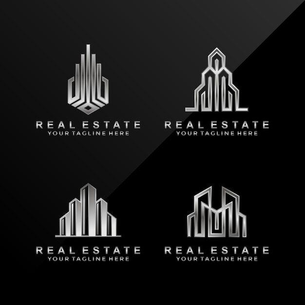Download Free Silver Real Estate Logo Design Template Premium Vector Use our free logo maker to create a logo and build your brand. Put your logo on business cards, promotional products, or your website for brand visibility.
