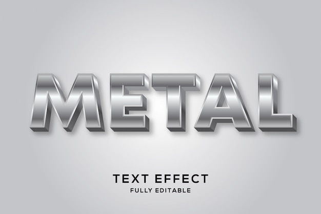 Download Free Silver Shiny Metal Text Effect Premium Vector Use our free logo maker to create a logo and build your brand. Put your logo on business cards, promotional products, or your website for brand visibility.