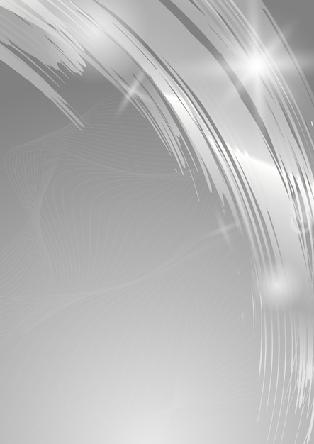 Silver wave abstract background illustration Vector | Free Download