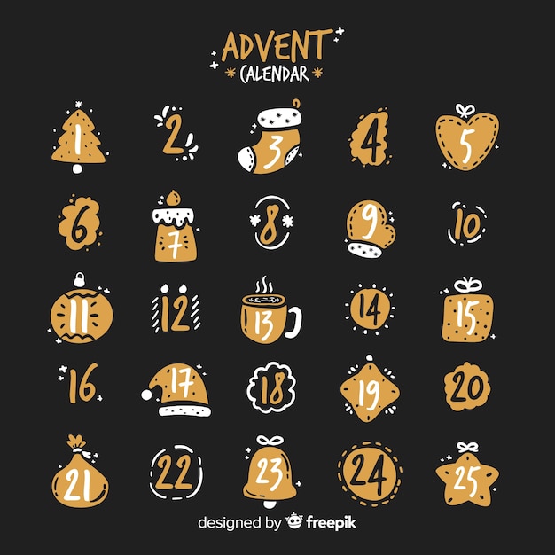 simple dimple advent calendar