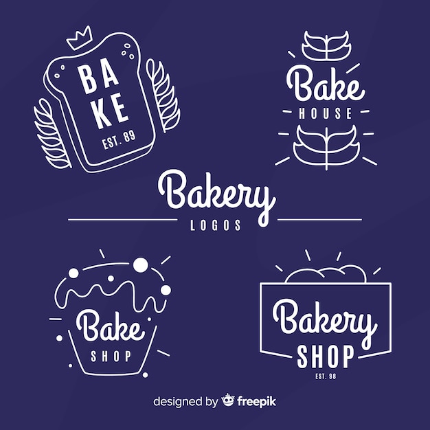 Download Free Download This Free Vector Simple Bakery Logos Collection Use our free logo maker to create a logo and build your brand. Put your logo on business cards, promotional products, or your website for brand visibility.