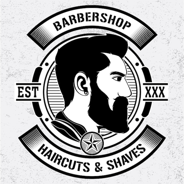 Download Free Simple Barber Shop Vector Logo Premium Vector Use our free logo maker to create a logo and build your brand. Put your logo on business cards, promotional products, or your website for brand visibility.
