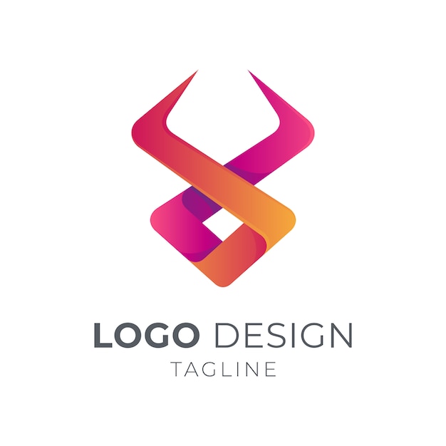 Download Free Simple Bull Logo Premium Vector Use our free logo maker to create a logo and build your brand. Put your logo on business cards, promotional products, or your website for brand visibility.