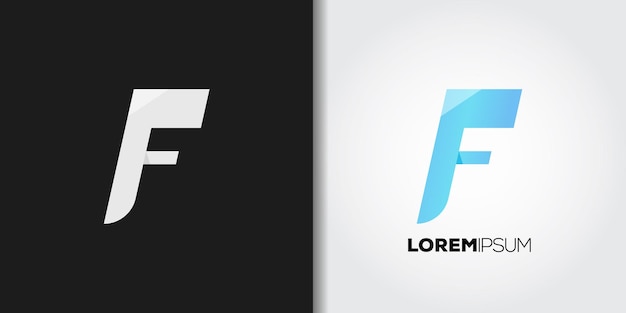 Premium Vector | Simple clean initial f logo set