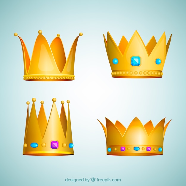 Download Free Vector | Simple crown collection