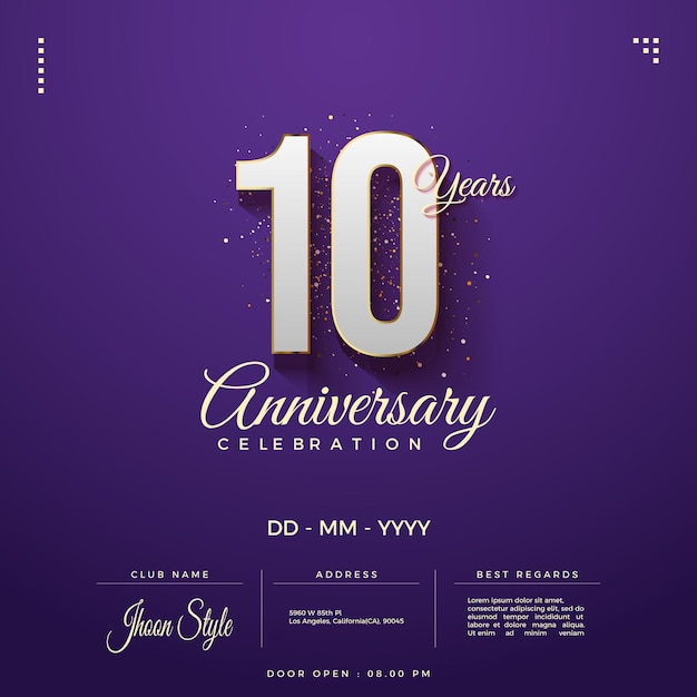 premium-vector-simple-design-for-a-10-year-anniversary-celebration