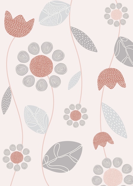 Download Free Vector | Simple flower design