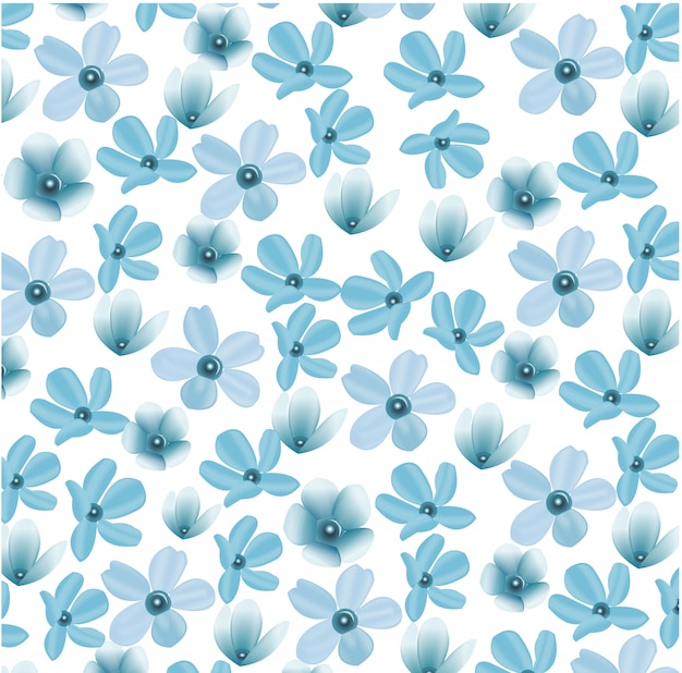 simple flower pattern