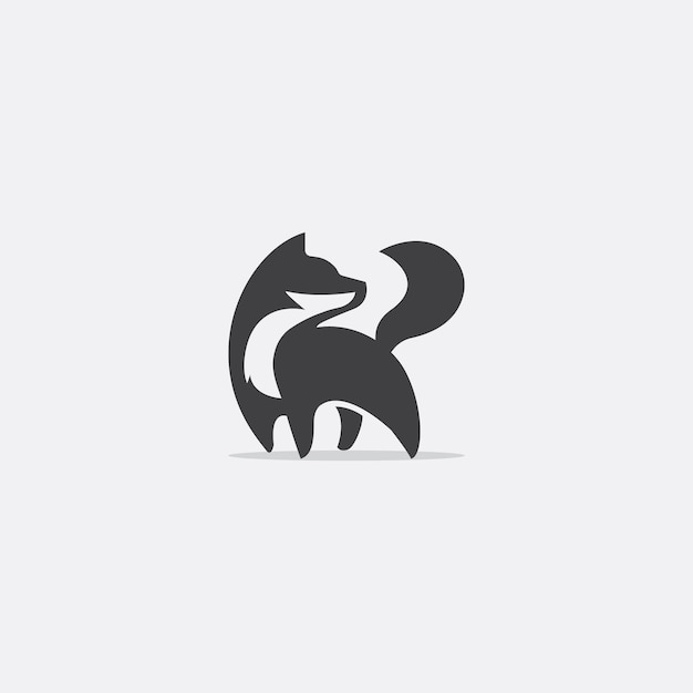 Premium Vector | Simple fox logo