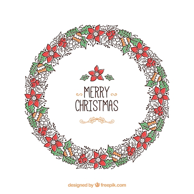 Free SVG Simple Christmas Wreath Svg 10106+ SVG File