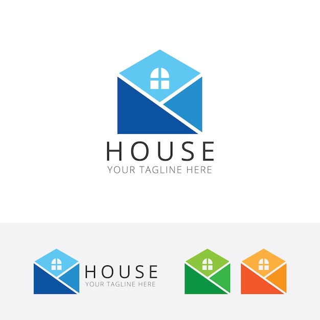 Premium Vector | Simple house vector logo template