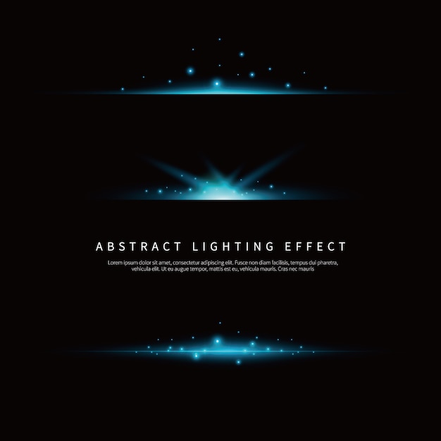 Premium Vector | Simple lighting effect background