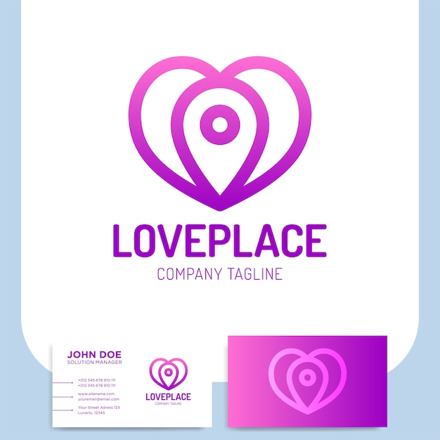 Download Free Simple Love Hear Place Logo Or Pin Navigation Icon Template Designs Premium Vector Use our free logo maker to create a logo and build your brand. Put your logo on business cards, promotional products, or your website for brand visibility.