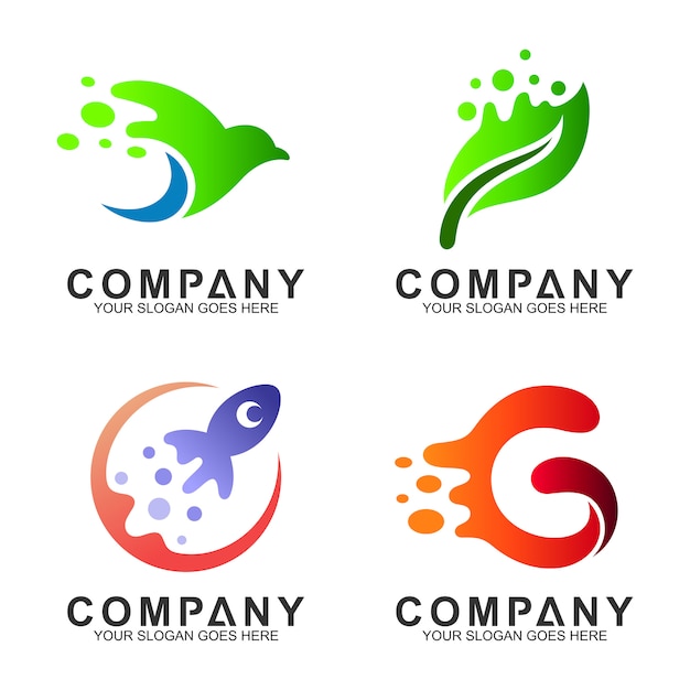 Download Free Simple Modern Logo Design Collection Premium Vector Use our free logo maker to create a logo and build your brand. Put your logo on business cards, promotional products, or your website for brand visibility.