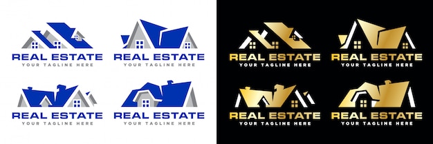 Download Free Simple Modern Real Estate Logo Pack Premium Vector Use our free logo maker to create a logo and build your brand. Put your logo on business cards, promotional products, or your website for brand visibility.