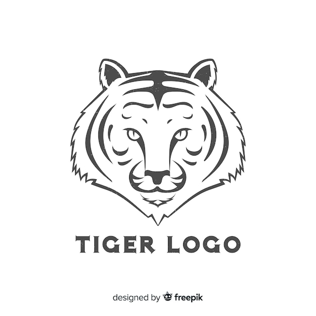 Download Free Simple Tiger Logo Free Vector Use our free logo maker to create a logo and build your brand. Put your logo on business cards, promotional products, or your website for brand visibility.