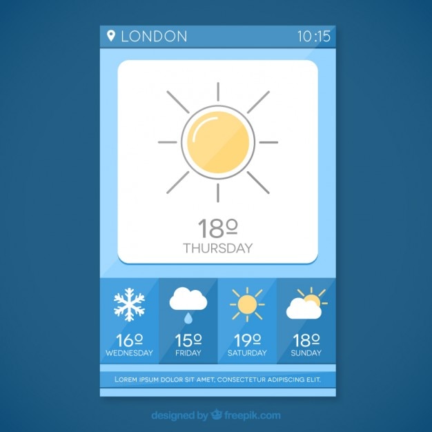 Simple weather app