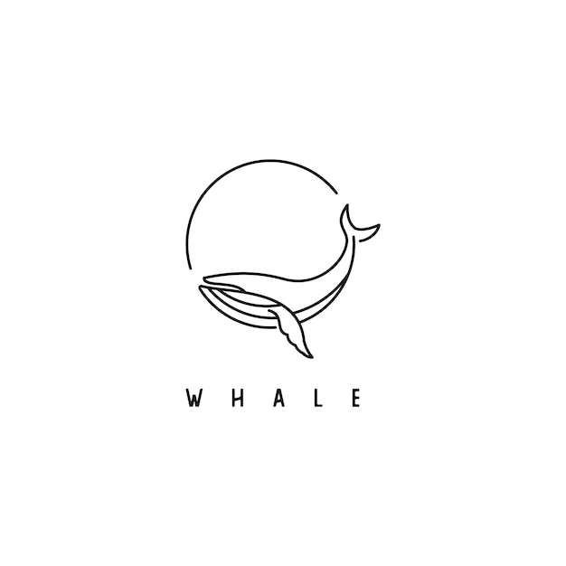 Download Free Simple Whale Logo Design Premium Vector Use our free logo maker to create a logo and build your brand. Put your logo on business cards, promotional products, or your website for brand visibility.