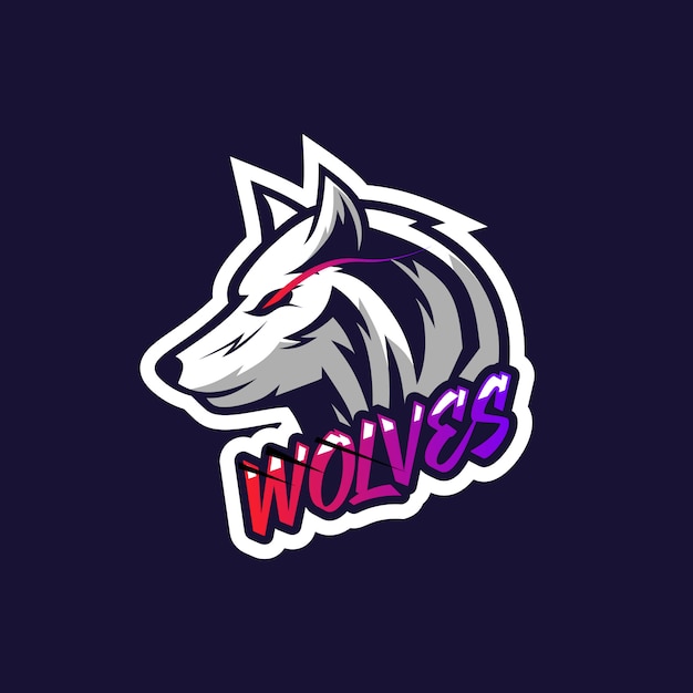 Download Free Simple Wolves Head Logo Illustration For Gaming Squad Premium Vector Use our free logo maker to create a logo and build your brand. Put your logo on business cards, promotional products, or your website for brand visibility.