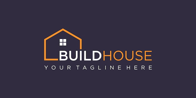 Download Free Simple Word Mark Build House Logo With Line Art Style Home Build Use our free logo maker to create a logo and build your brand. Put your logo on business cards, promotional products, or your website for brand visibility.