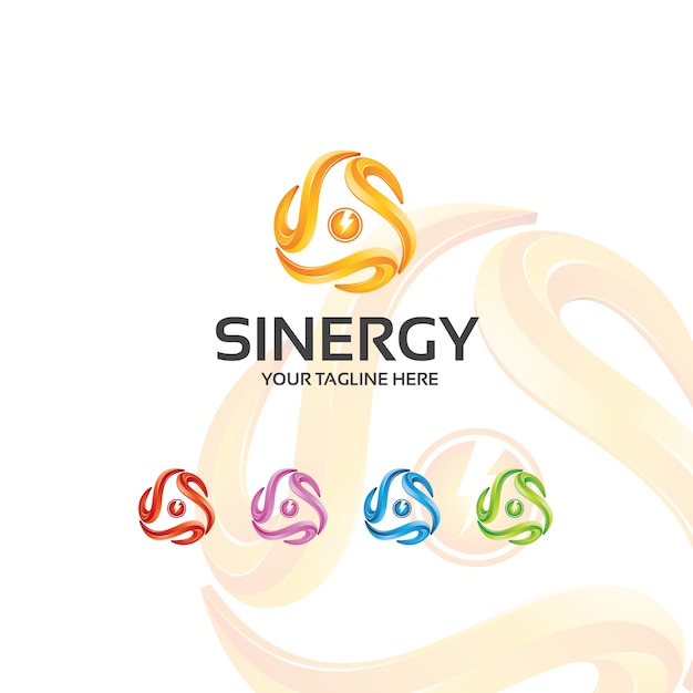 Download Free Sinergy Logo Template Premium Vector Use our free logo maker to create a logo and build your brand. Put your logo on business cards, promotional products, or your website for brand visibility.