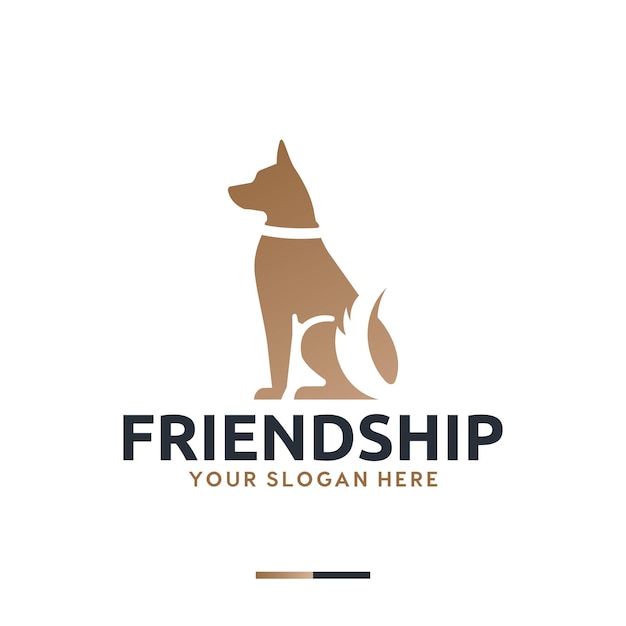 Premium Vector | Sitting dog ,single object , logo design inspiration