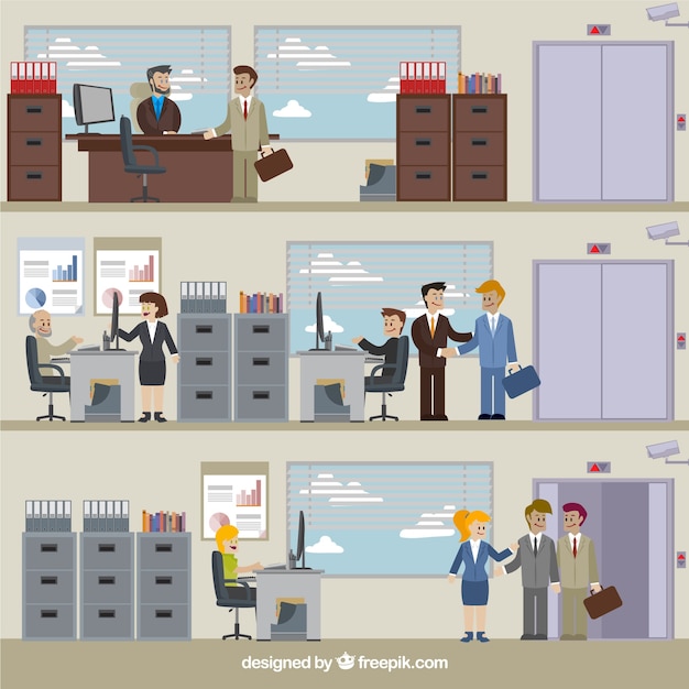Situations of business Vector | Premium Download