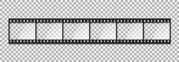 Download Premium Vector | Six frames of classical 35 mm film strip.